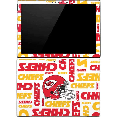 NFL Kansas City Chiefs White Blast Surface Pro 4 Skin