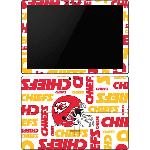 NFL Kansas City Chiefs White Blast Surface Pro 6 Skin