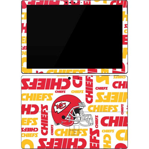 NFL Kansas City Chiefs White Blast Surface Pro 7 Skin