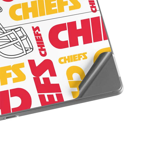 NFL Kansas City Chiefs White Blast Surface Pro 8 Skin