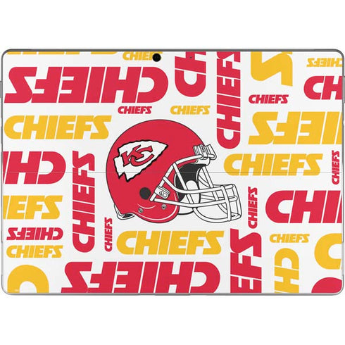 NFL Kansas City Chiefs White Blast Surface Pro 9 Skin