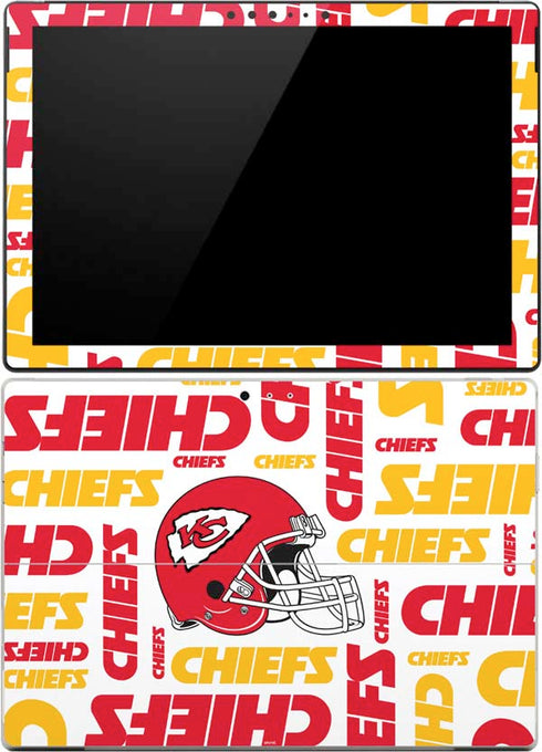 NFL Kansas City Chiefs White Blast Surface Pro (2017) Skin