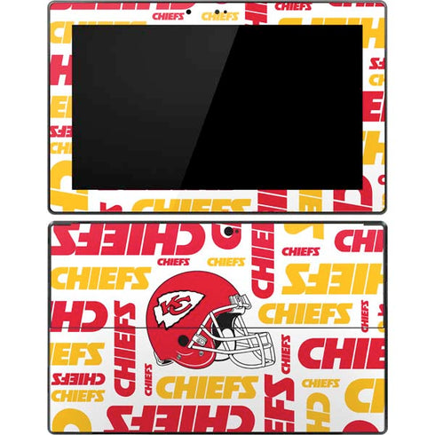 NFL Kansas City Chiefs White Blast Surface Pro Tablet Skin
