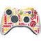 NFL Kansas City Chiefs White Blast Xbox 360 Wireless Controller Skin