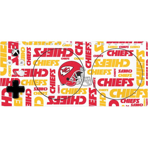 NFL Kansas City Chiefs White Blast Xbox Adaptive Controller Skin