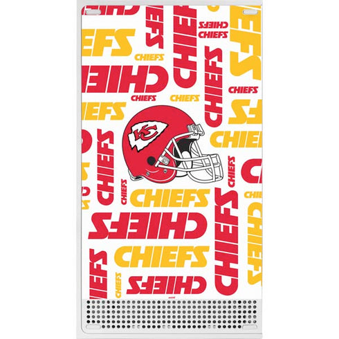 NFL Kansas City Chiefs White Blast Xbox Series S Skins