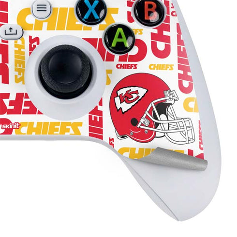 NFL Kansas City Chiefs White Blast Xbox Series S Skins