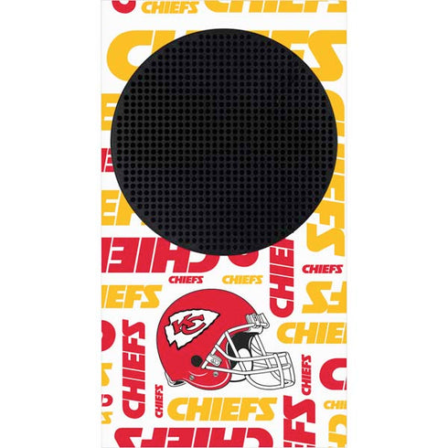 NFL Kansas City Chiefs White Blast Xbox Series S Console Skin