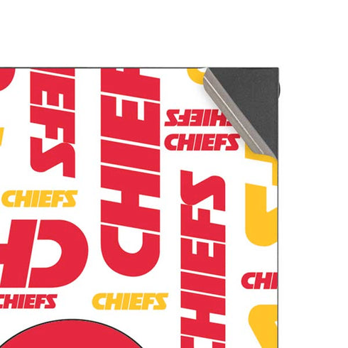 NFL Kansas City Chiefs White Blast Xbox Series X Console Skin