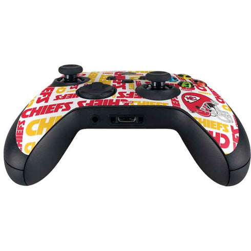 NFL Kansas City Chiefs White Blast Xbox Series X Controller Skin