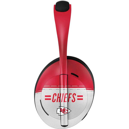 NFL Kansas City Chiefs White Striped Bose Noise Cancelling Headphones 700 Skin