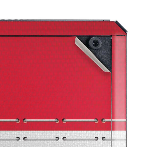 NFL Kansas City Chiefs White Striped Cooler Master MasterBox Q300L Mini Tower Skin