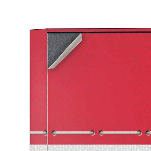 NFL Kansas City Chiefs White Striped Corsair 4000D Tempered Glass Mid-Tower ATX Case Skin