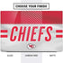 NFL Kansas City Chiefs White Striped Dell Vostro Skin