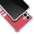 NFL Kansas City Chiefs White Striped Galaxy A13 5G Clear Case