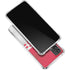 NFL Kansas City Chiefs White Striped Galaxy A32 5G Clear Case