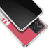 NFL Kansas City Chiefs White Striped Galaxy A52 5G Clear Case