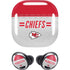 NFL Kansas City Chiefs White Striped Galaxy Buds Pro Skin