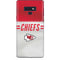 NFL Kansas City Chiefs White Striped Galaxy Note 9 Skin