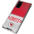 NFL Kansas City Chiefs White Striped Galaxy Note20 5G Clear Case