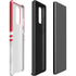 NFL Kansas City Chiefs White Striped Galaxy Note20 5G Pro Case