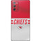 NFL Kansas City Chiefs White Striped Galaxy Note20 5G Skin