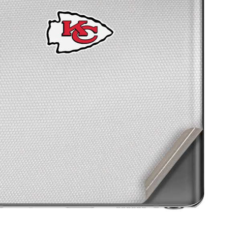 NFL Kansas City Chiefs White Striped Galaxy Note20 5G Skin