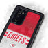 NFL Kansas City Chiefs White Striped Galaxy Note20 5G Waterproof Case