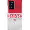 NFL Kansas City Chiefs White Striped Galaxy Note20 Ultra 5G Lite Case
