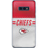 NFL Kansas City Chiefs White Striped Galaxy S10e Skin