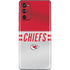 NFL Kansas City Chiefs White Striped Galaxy S20 Fan Edition Skin