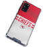 NFL Kansas City Chiefs White Striped Galaxy S20 FE Clear Case