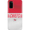 NFL Kansas City Chiefs White Striped Galaxy S20 Lite Case