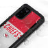 NFL Kansas City Chiefs White Striped Galaxy S20 Plus Waterproof Case