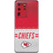 NFL Kansas City Chiefs White Striped Galaxy S20 Ultra 5G Skin