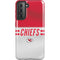 NFL Kansas City Chiefs White Striped Galaxy S21 5G Pro Case