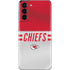 NFL Kansas City Chiefs White Striped Galaxy S21 5G Skin