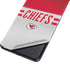 NFL Kansas City Chiefs White Striped Galaxy S21 5G Skin