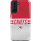 NFL Kansas City Chiefs White Striped Galaxy S21 Plus 5G Pro Case