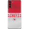 NFL Kansas City Chiefs White Striped Galaxy S21 Plus 5G Skin
