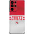 NFL Kansas City Chiefs White Striped Galaxy S21 Ultra 5G Skin
