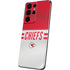 NFL Kansas City Chiefs White Striped Galaxy S21 Ultra 5G Skin
