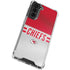 NFL Kansas City Chiefs White Striped Galaxy S22 Plus Clear Case