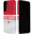 NFL Kansas City Chiefs White Striped Galaxy S22 Pro Case