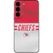 NFL Kansas City Chiefs White Striped Galaxy S22 Skin