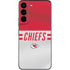 NFL Kansas City Chiefs White Striped Galaxy S22 Skin