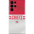 NFL Kansas City Chiefs White Striped Galaxy S22 Ultra Skin