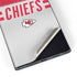 NFL Kansas City Chiefs White Striped Galaxy S22 Ultra Skin