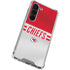 NFL Kansas City Chiefs White Striped Galaxy S23 Clear Case