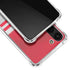 NFL Kansas City Chiefs White Striped Galaxy S23 Plus Clear Case